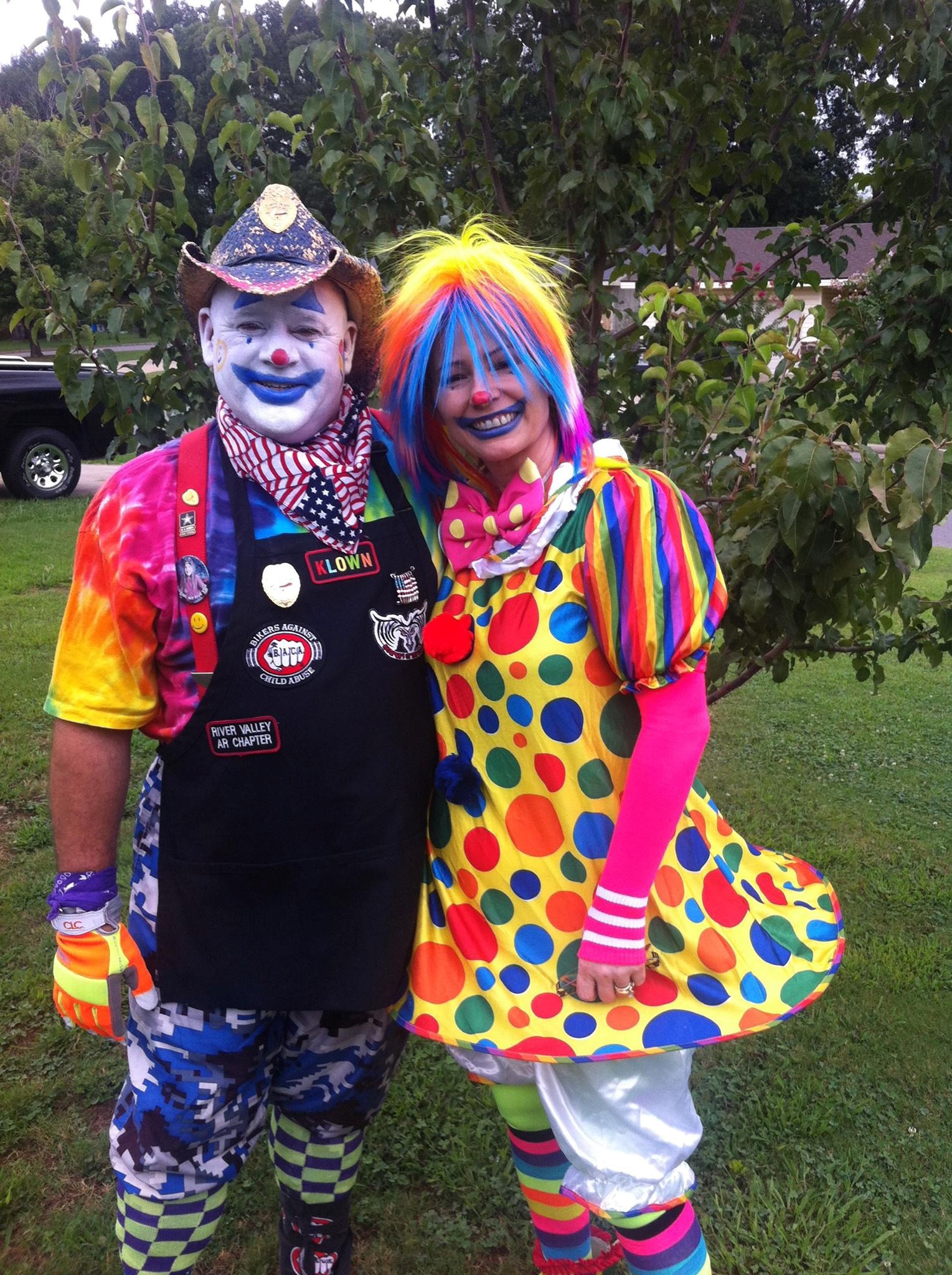 Paulie The Klown and His Lady Clown